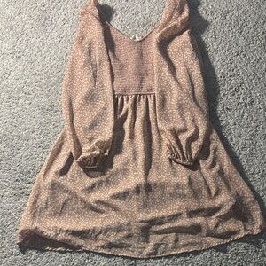 Jessica Simpson Cheetah Print Long Sleeve Dress